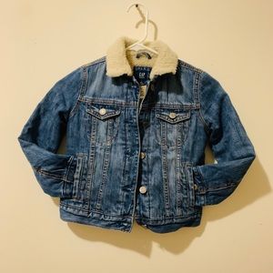 Kids Sherpa-Lined Denim Jacket